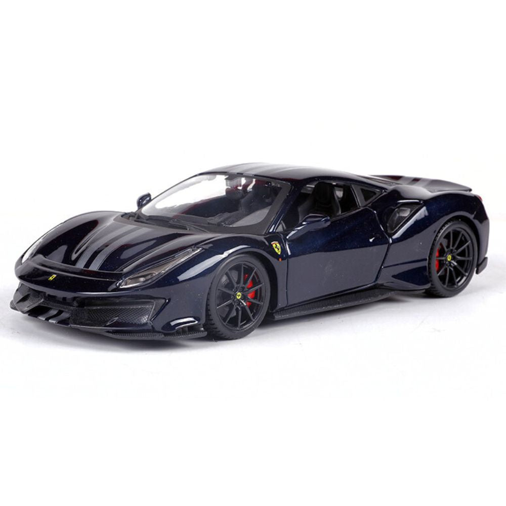 1:24 Ferrari 2015 488 Pista Black Die Cast Model Car