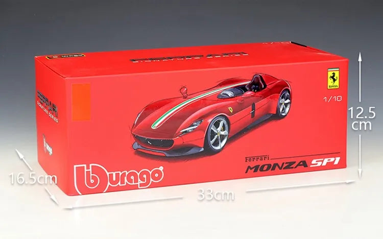 1:18 Ferrari 2018 Monza SP1 Die Cast Model Car