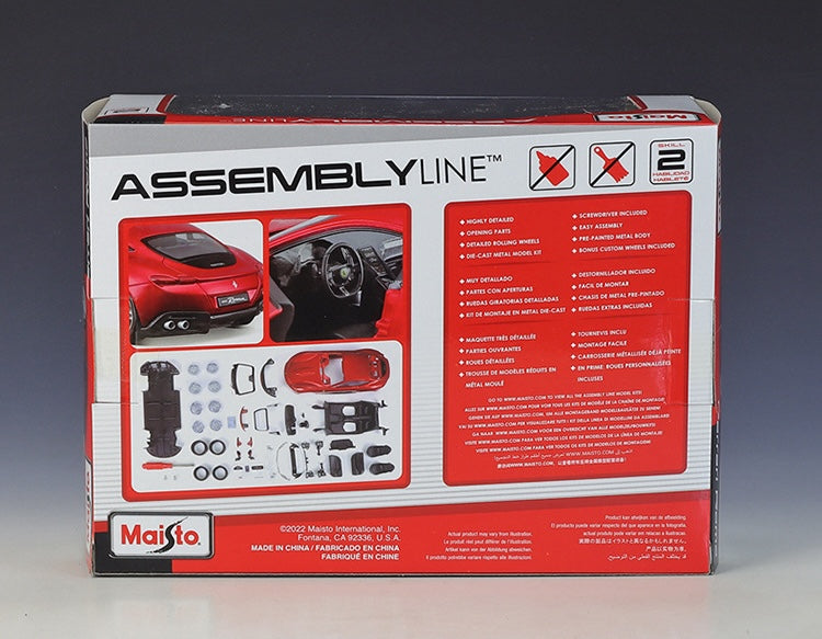 1:24 Assembly Line Ferrari 2019 Roma Die Cast Model Car