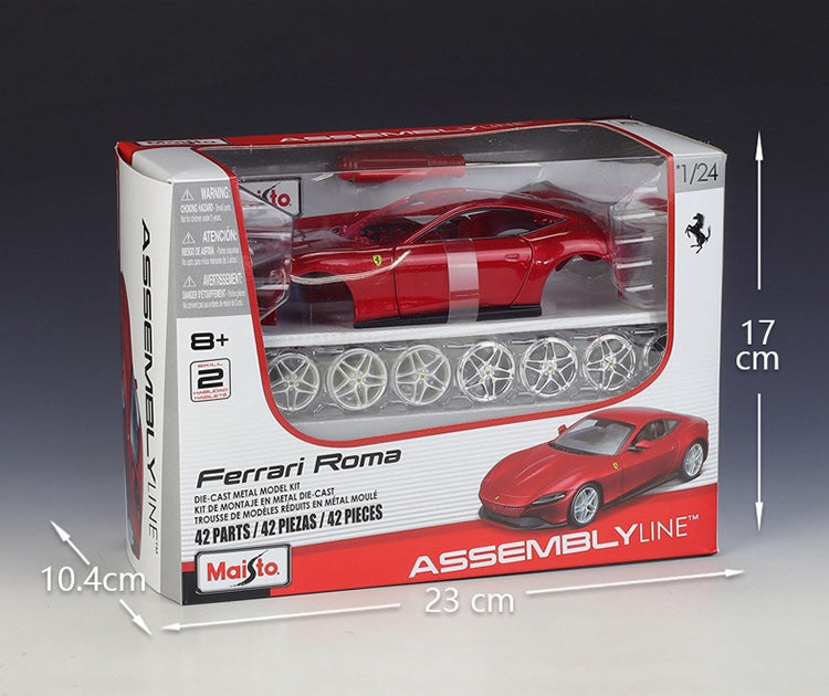 1:24 Assembly Line Ferrari 2019 Roma Die Cast Model Car