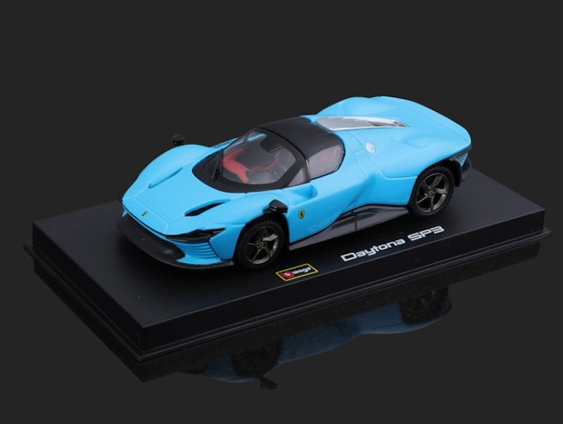 1:43 Ferrari 2021 Daytona SP3 Blue Die Cast Model Car