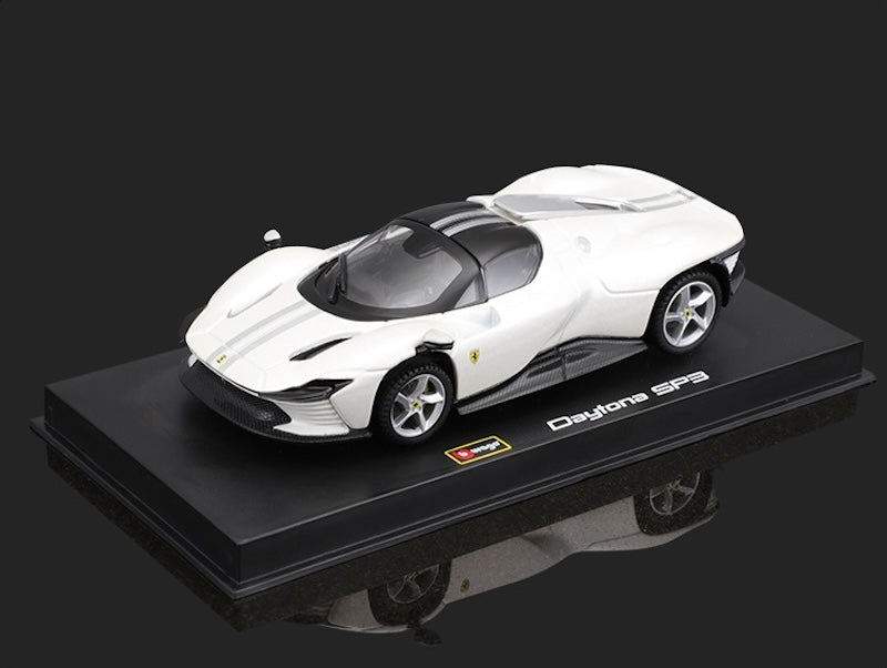 1:43 Ferrari 2021 Daytona SP3 White Die Cast Model Car