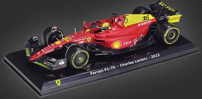 1:24 Ferrari 2022 F1-75 Formula 1 Model Car