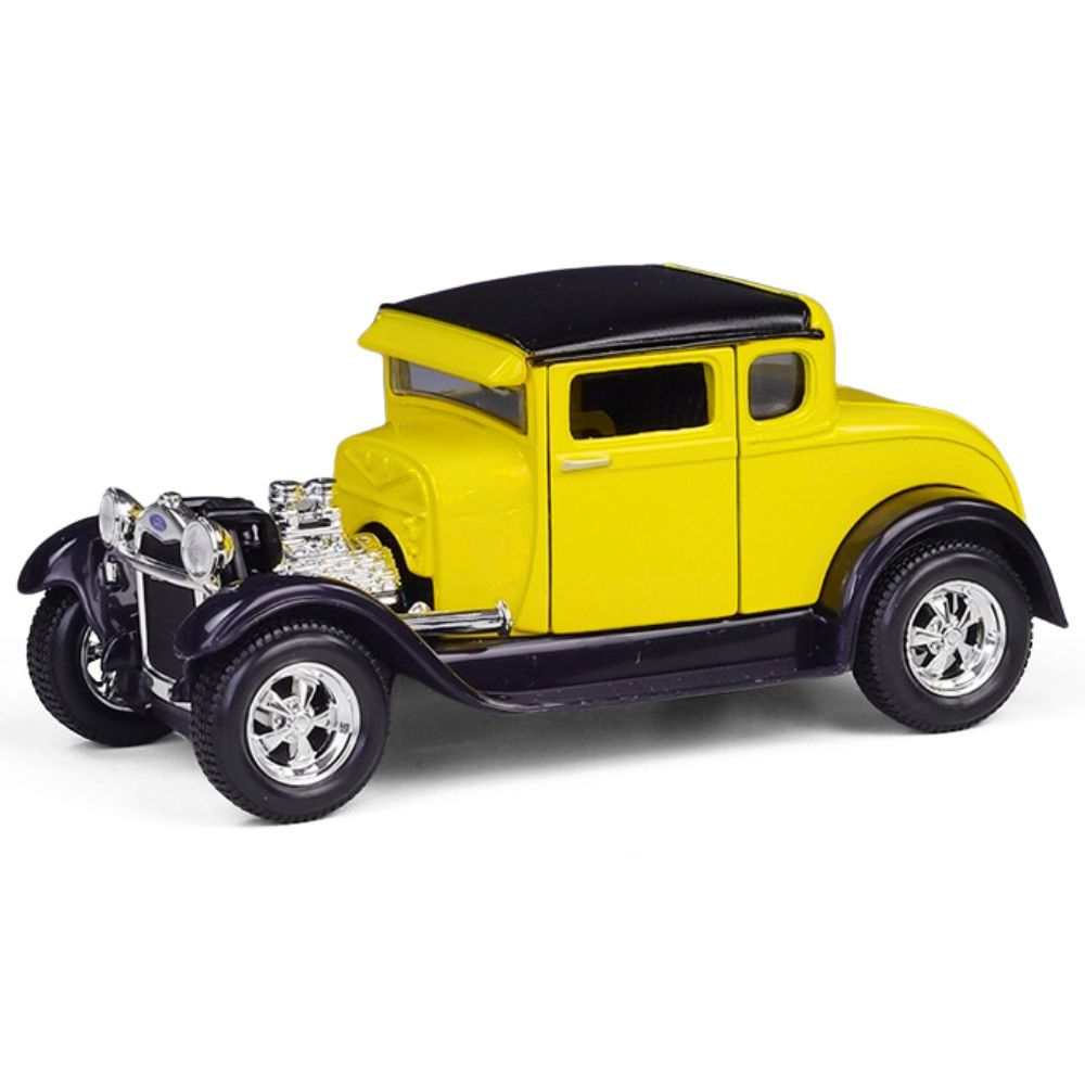 1:24 Ford 1929 Model A Yellow Die Cast Model Car