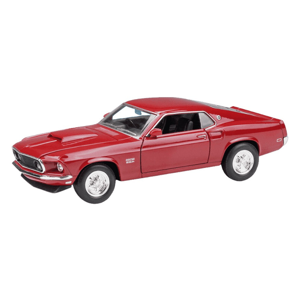 1:24 Ford 1969 Mustang Boss 429 Red Die Cast Model Car