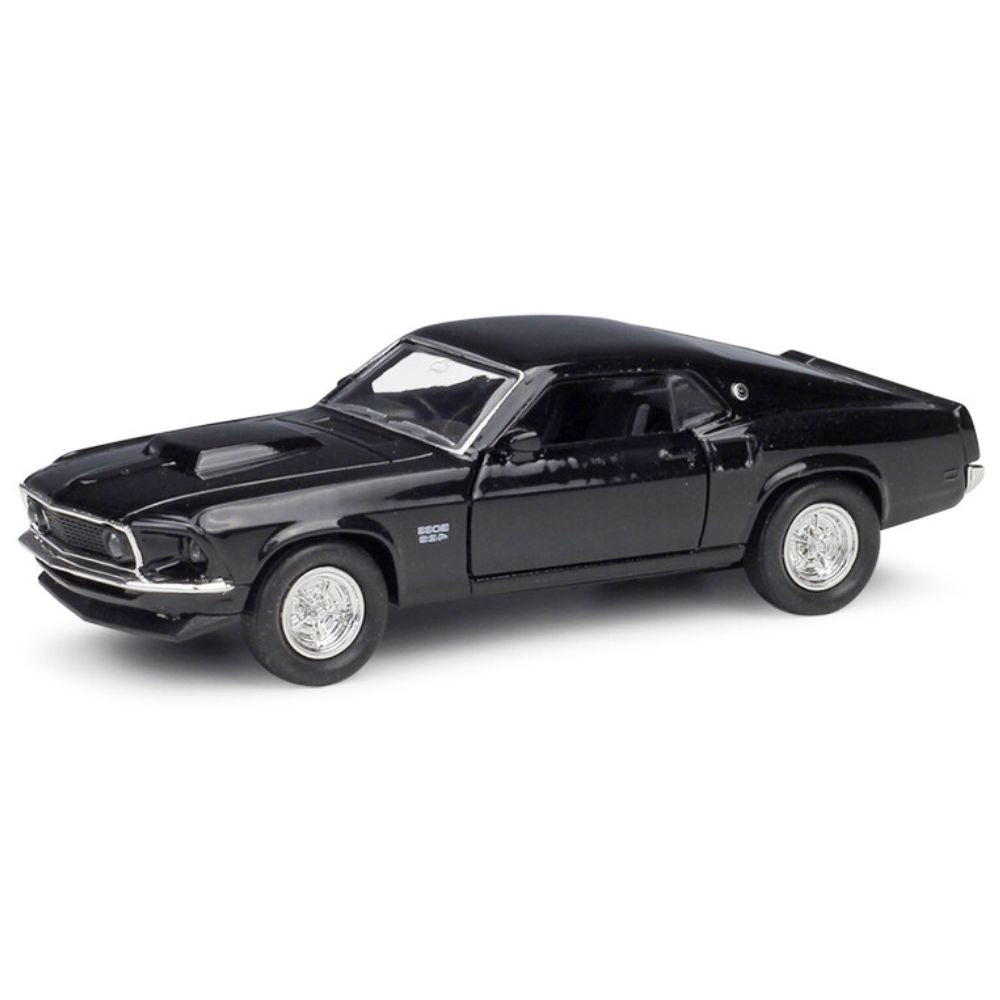 1:36 Ford 1969 Mustang Boss 429 Black Die Cast Model Car