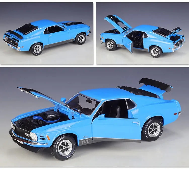 1:18 Ford 1970 Mustang Mach 1 Die Cast Model Car