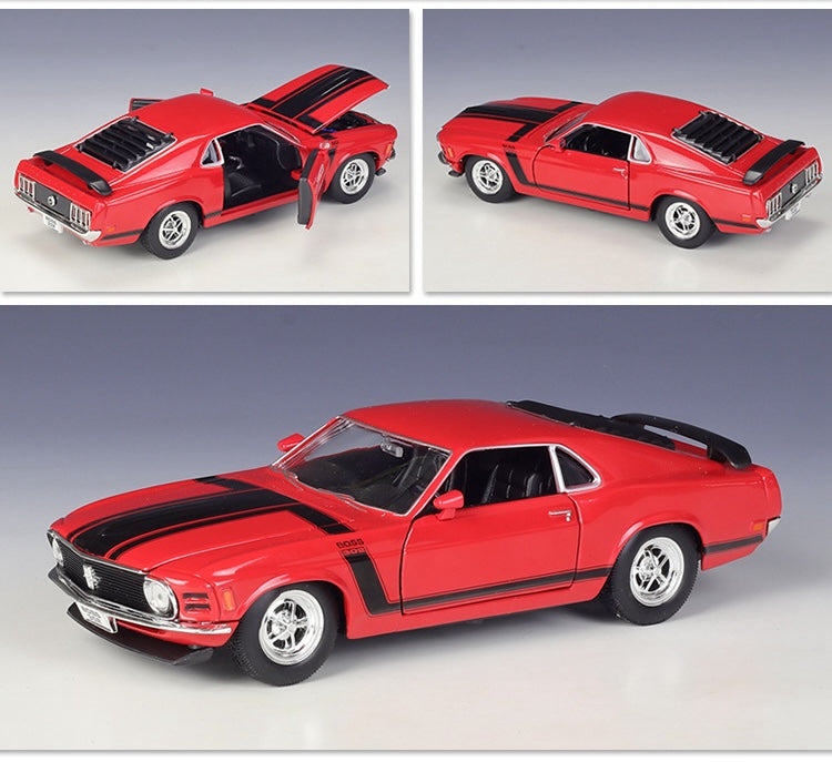 1:24 Ford 1970 Mustang Boss 302 Die Cast Model Car