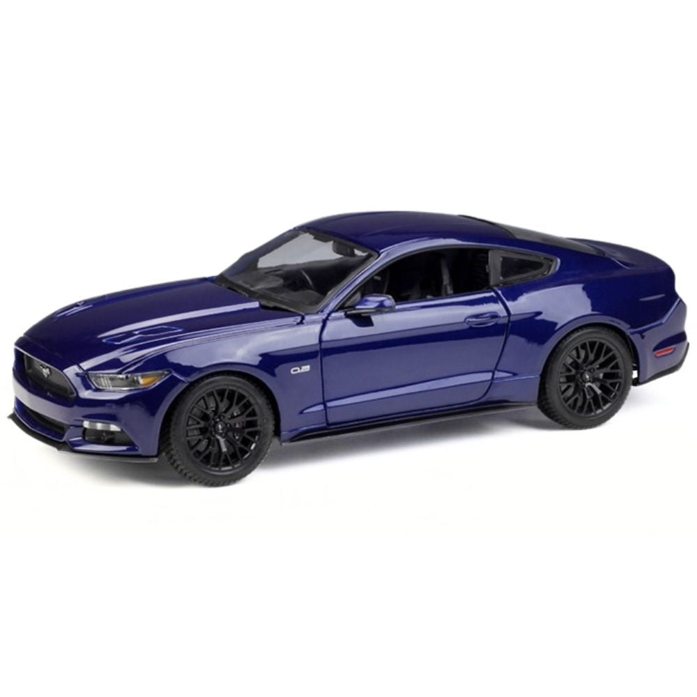 1:18 Ford 2015 Mustang GT Blue Die Cast Model Car