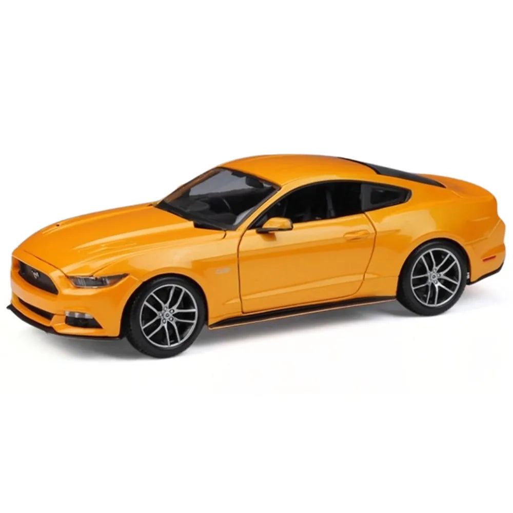 1:18 Ford 2015 Mustang GT Orange Die Cast Model Car