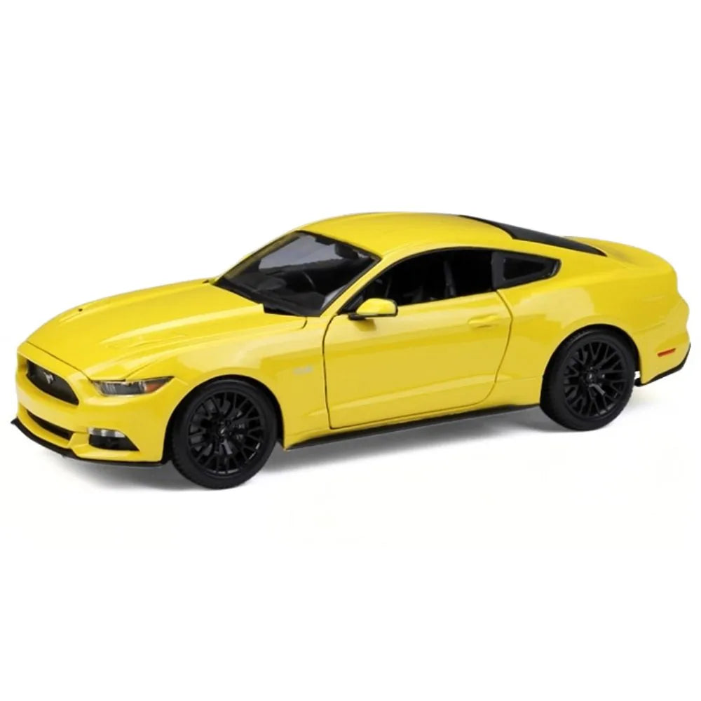 1:18 Ford 2015 Mustang GT Yellow Die Cast Model Car