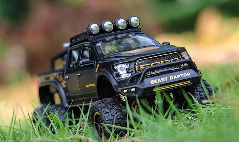 1:24 Ford 2020 F-150 Raptor 6x6 Off-Road Die Cast Model Car