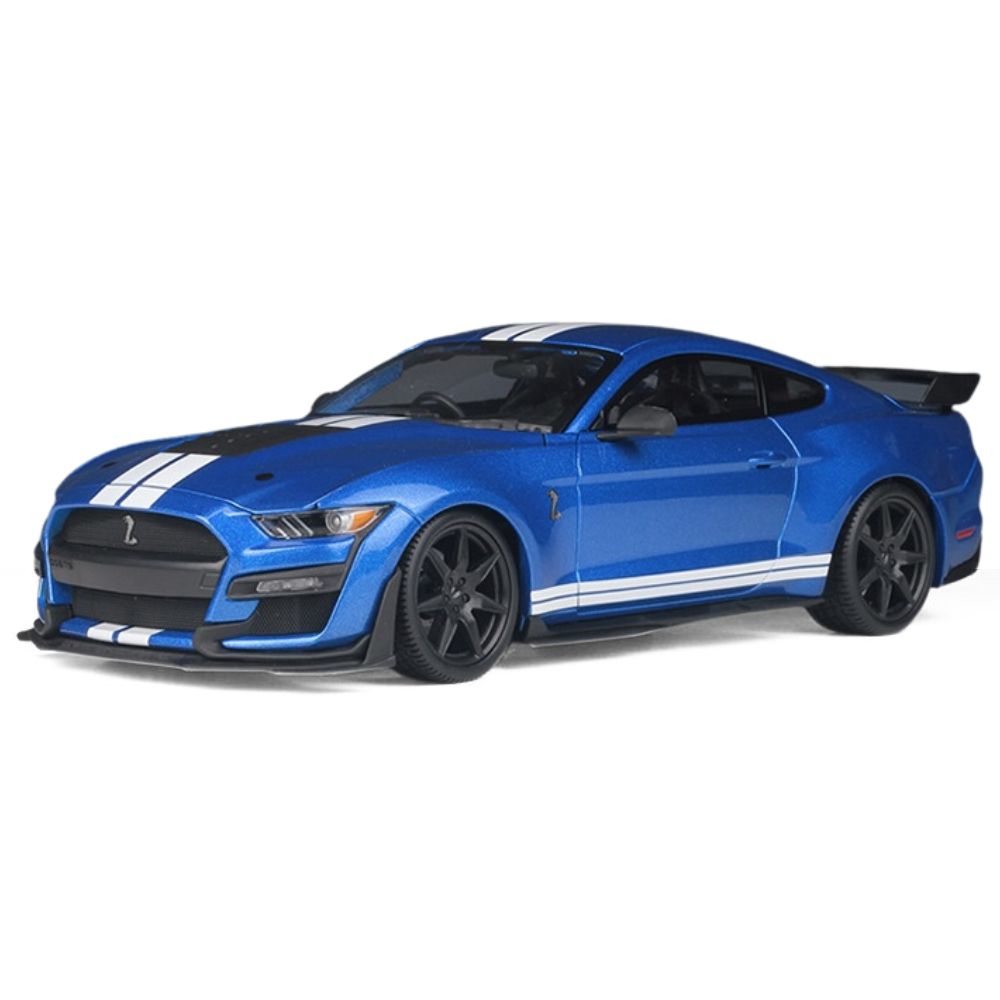 1:18 Ford 2020 Shelby GT500 Metallic Blue Die Cast Model Car