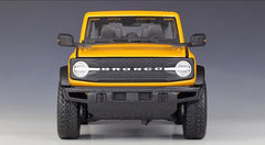 1:18 Ford 2021 Bronco Badlands Yellow Die Cast Model Car