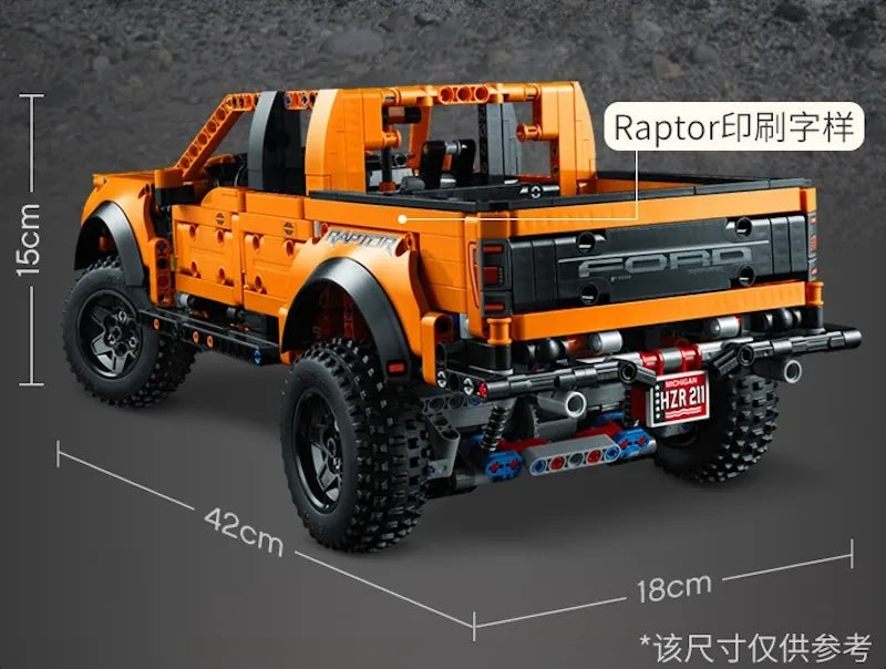 1:14 Building Blocks Ford 2022 F150 Raptor Building Blocks