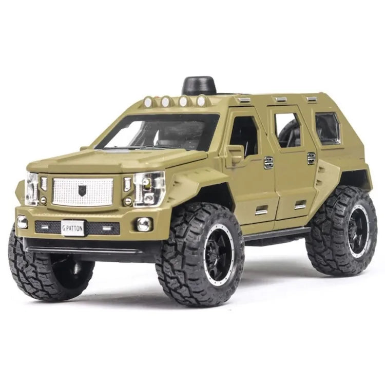 1:24 G.Patton 2015 SUV Green Die Cast Model Car