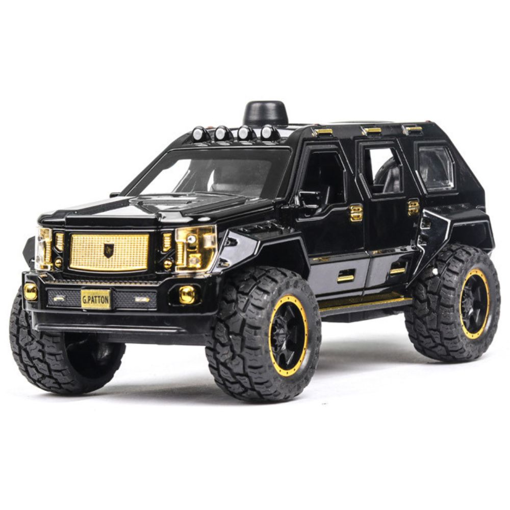 1:24 G.Patton 2015 SUV Black Die Cast Model Car