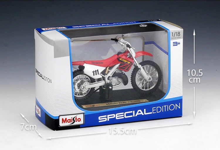 1:18 HONDA 2000 CR 250R Motorcycle Model