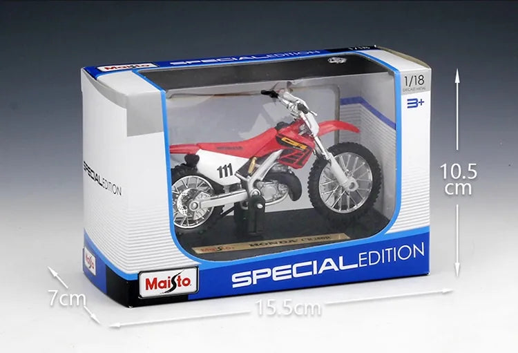 1:18 HONDA 2000 CR 250R Motorcycle Model