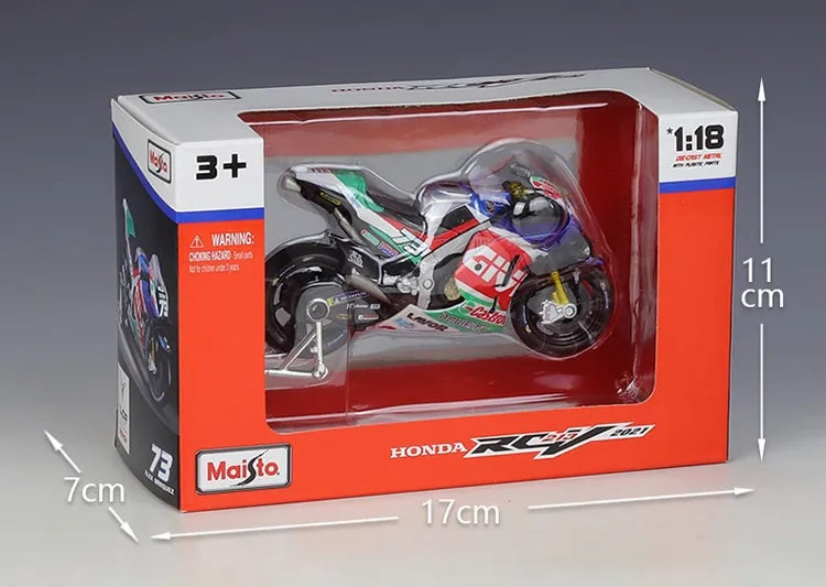 1:18 HONDA 2021 RC213V LCR Motorcycle Model