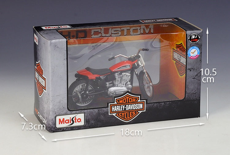 1:18 Harley-Davidson 1972 XR 750 Racing Bike Motorcycle Model