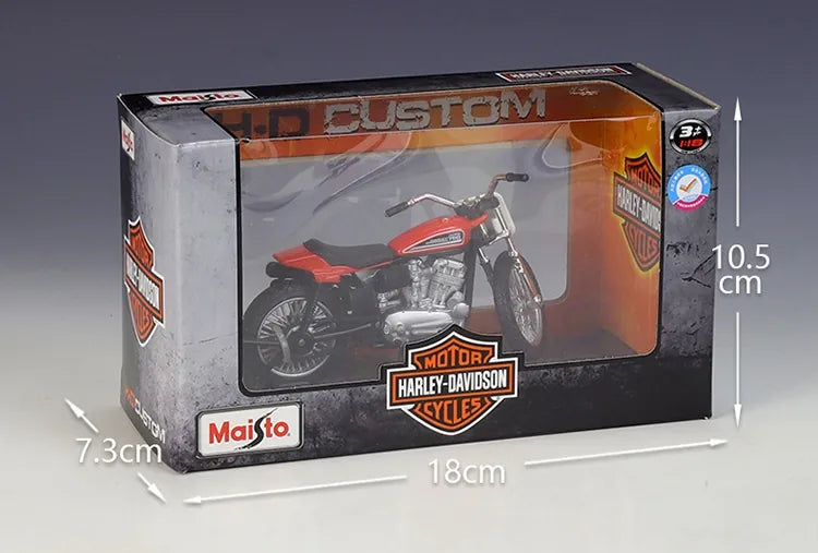 Moto de course Harley-Davidson XR 750 1972 à l'échelle 1:18 