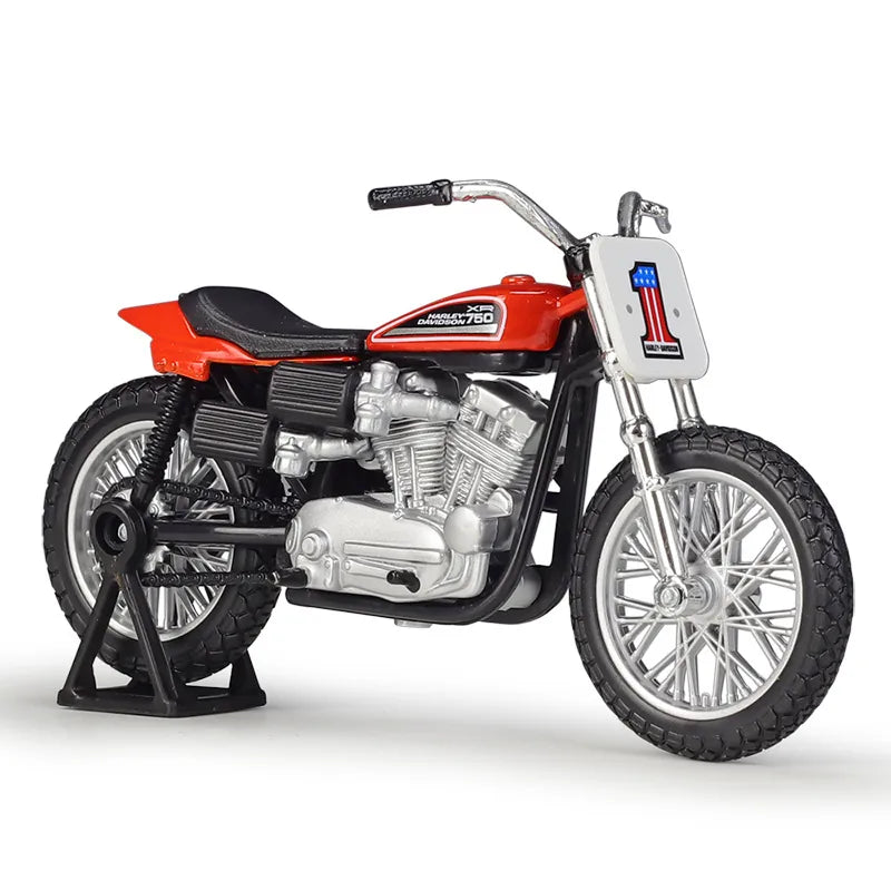 Moto de course Harley-Davidson XR 750 1972 à l'échelle 1:18 