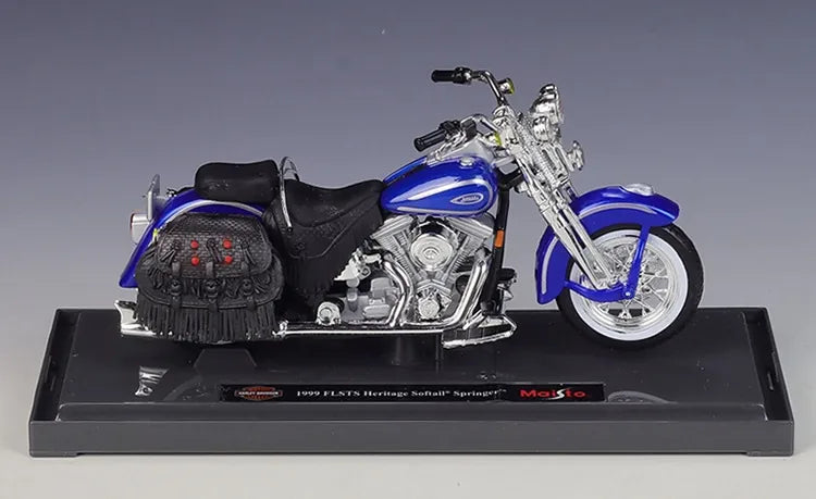 1:18 Harley-Davidson 1999 FLSTS Heritage Softail Springer Motorcycle Model