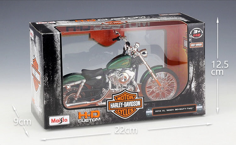 1:12 Harley-Davidson 2013 XL 1200V Seventy-Two Motorcycle Model