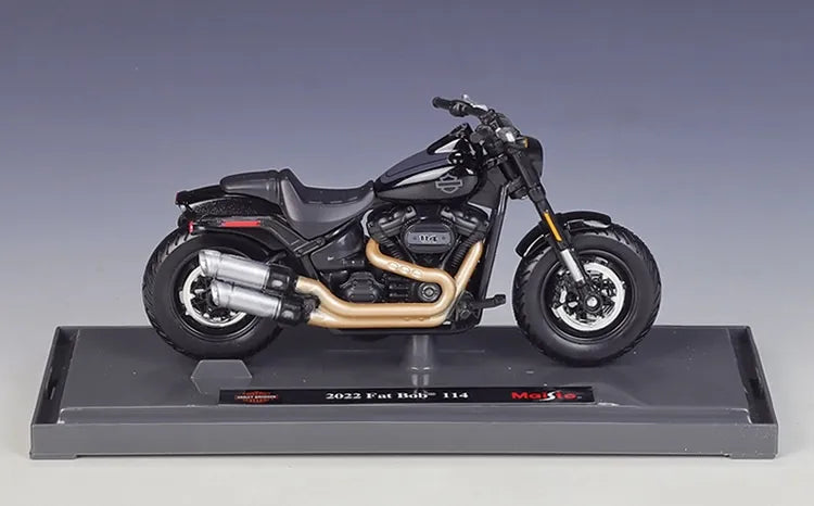 1:18 Harley-Davidson 2022 Fat Bob 114 Motorcycle Model