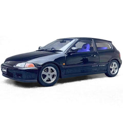 1:18 Honda 1991 EG6 SiRII Black Die Cast Model Car