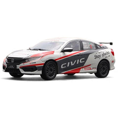 1:18 Honda 2015 Civic CTCC White Die Cast Model Car