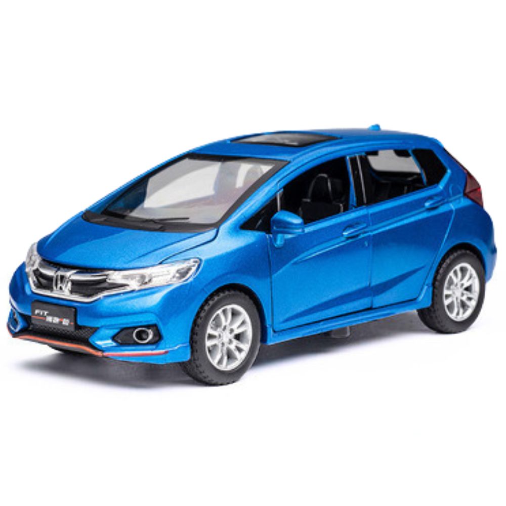 1:32 Honda 2015 Fit 3rd Blue Die Cast Model Car