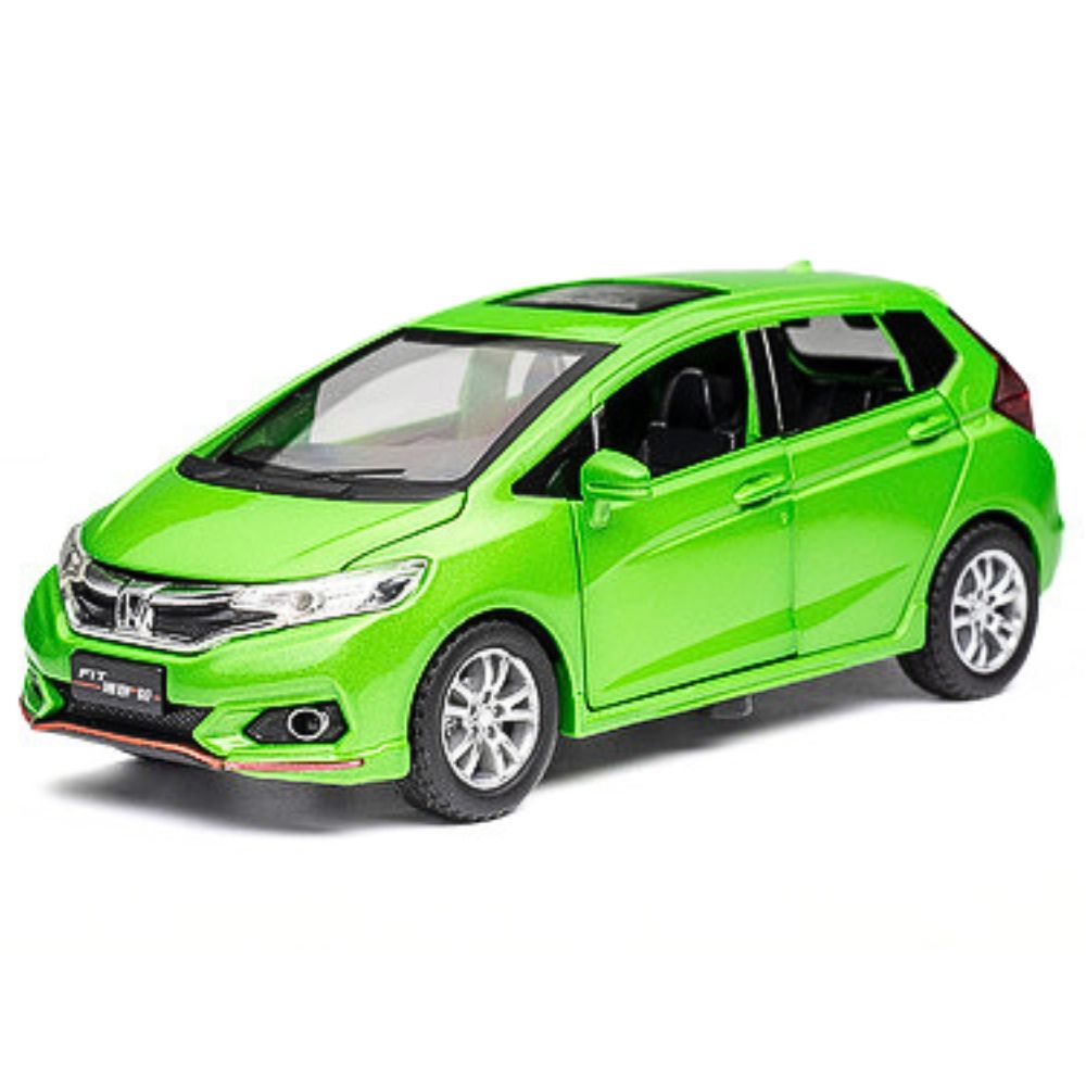 1:32 Honda 2015 Fit 3rd Green Die Cast Model Car