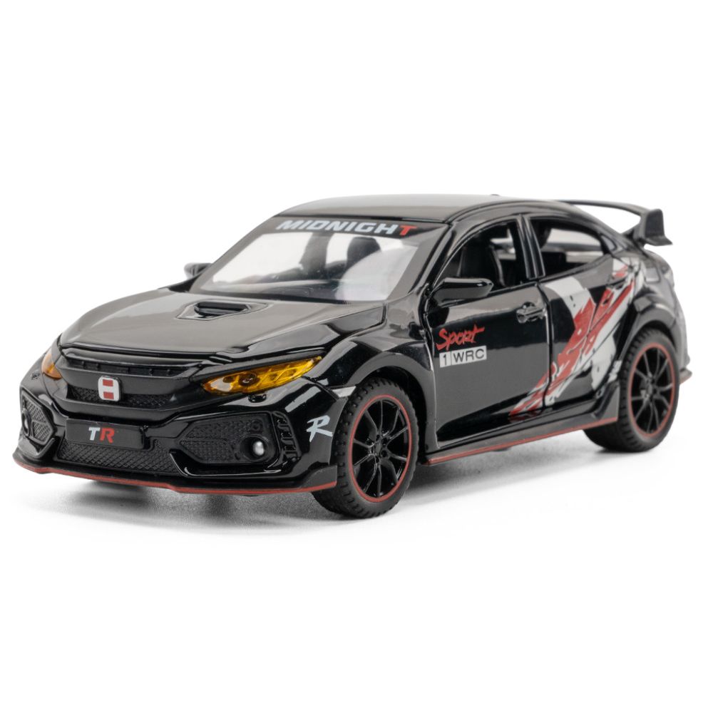 1:32 Honda 2016 Civic 10th Type R Sport Black Die Cast Model Car