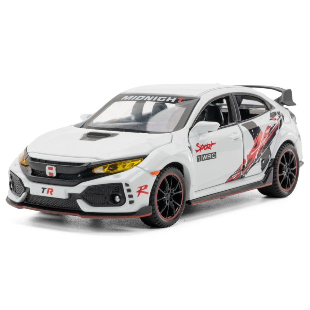 1:32 Honda 2016 Civic 10th Type R Sport White Die Cast Model Car