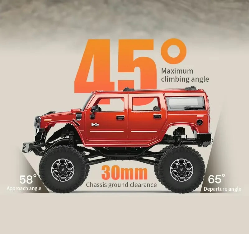 1:24 RC Car Hummer H2 Rock Crawler RC Car