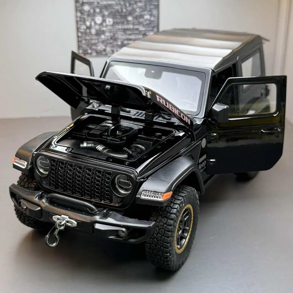 1:18 JEEP 2024 Rubicon Die Cast Model Car