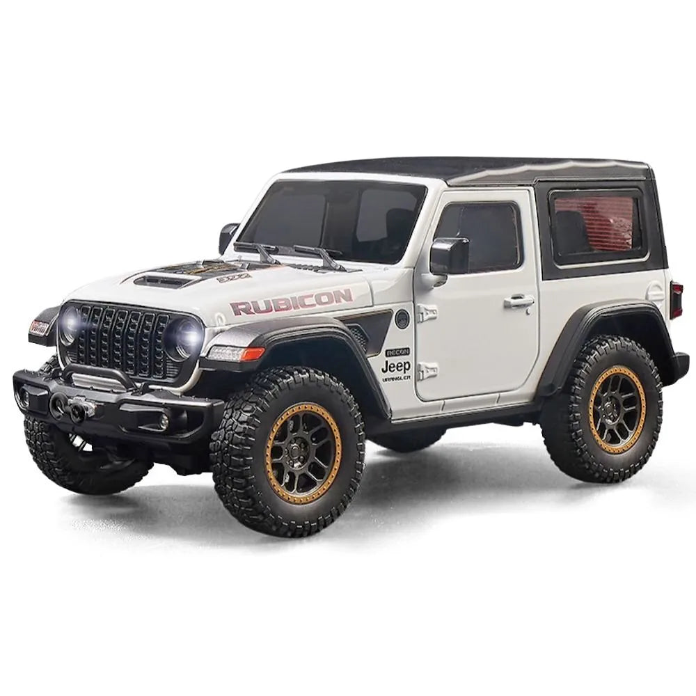 1:18 JEEP 2024 Rubicon White Die Cast Model Car