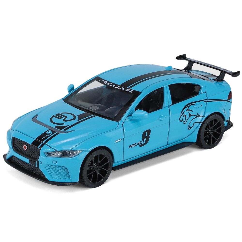 1:32 Jaguar 2017 XE SV Project 8 Blue Die Cast Model Car