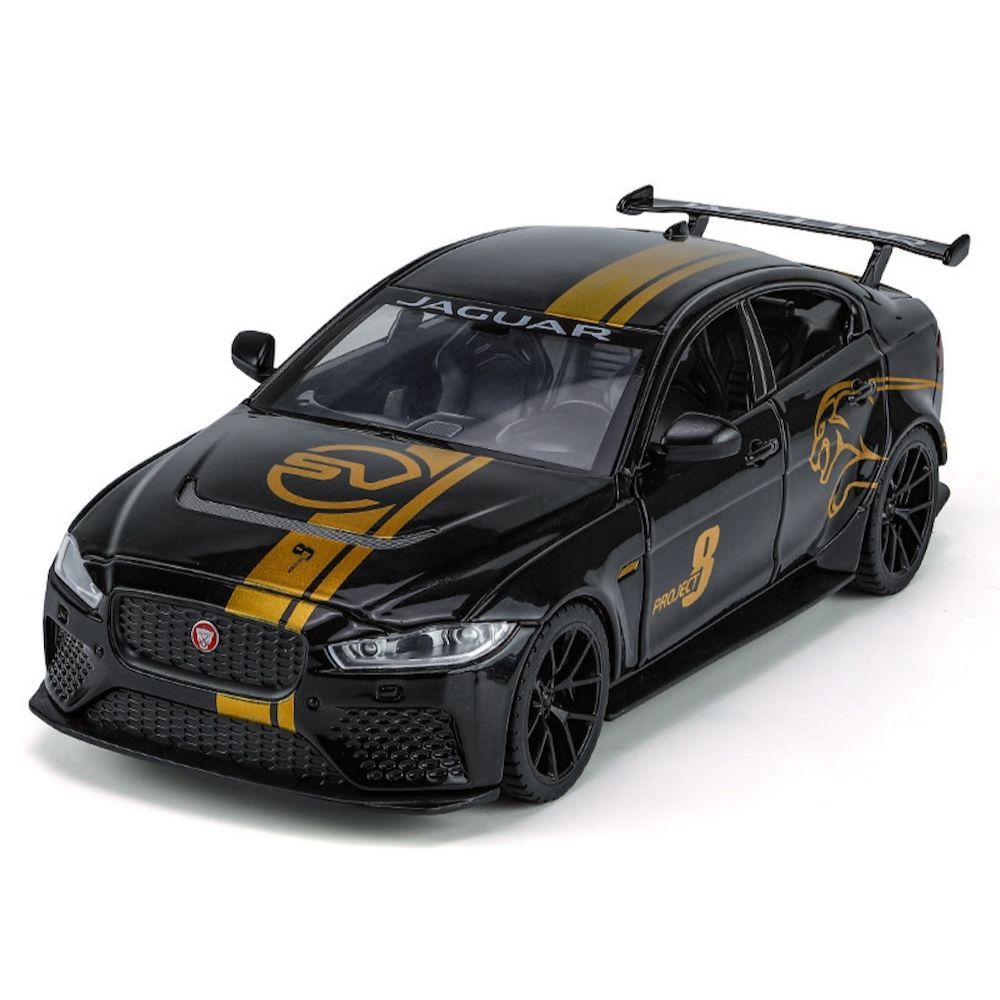 1:24 Jaguar 2017 XE SV Project 8 Black Die Cast Model Car