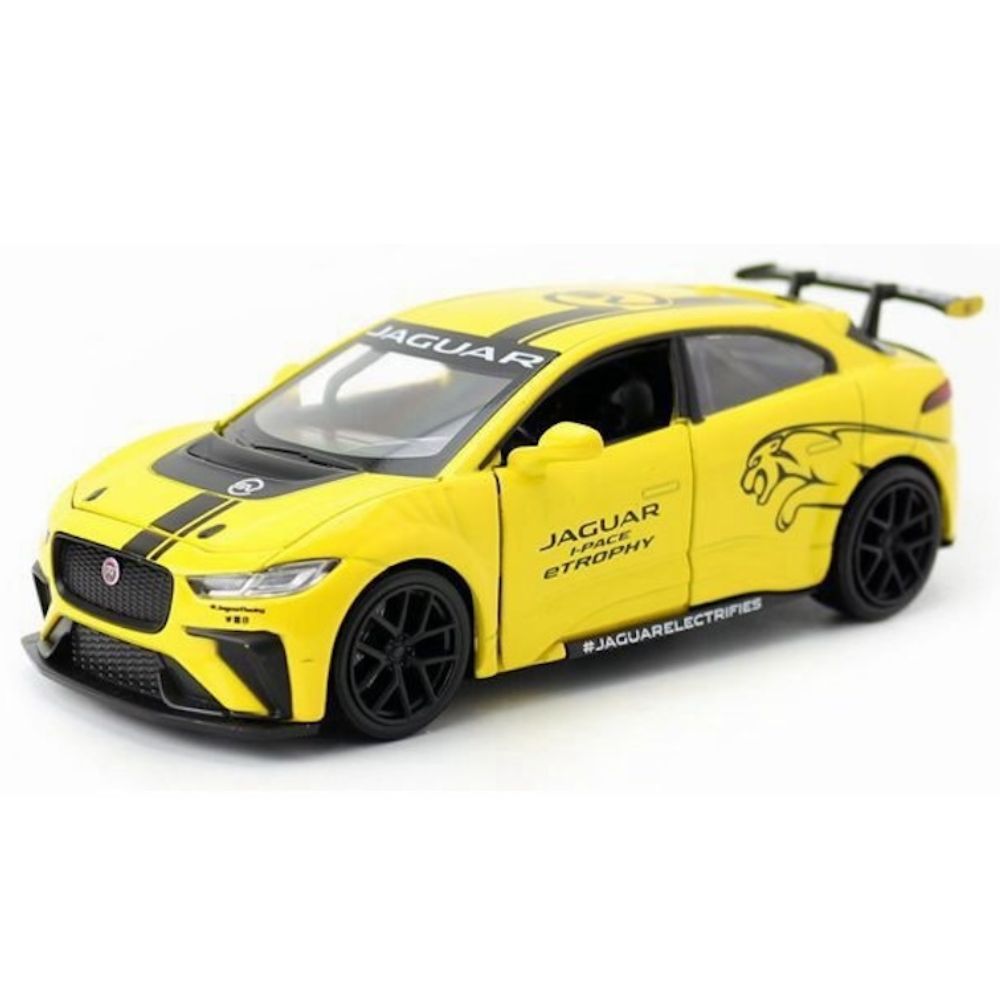 1:32 Jaguar 2018 I-Pace eTrophy Yellow Die Cast Model Car