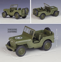 1:36 Jeep 1941 Willys MB Die Cast Model Car