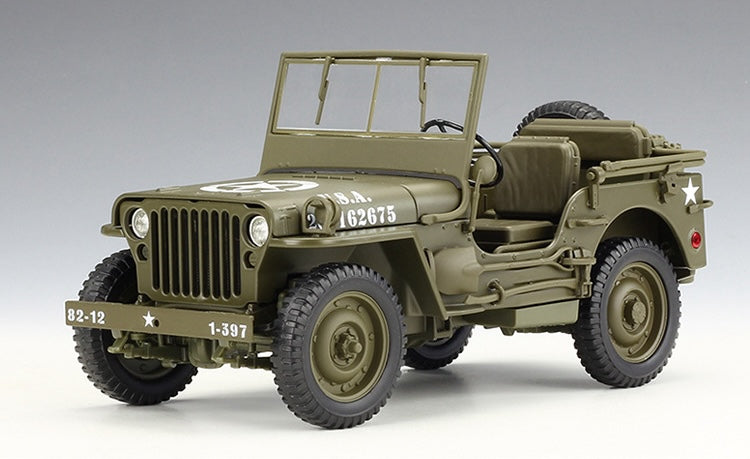 1:18 Jeep 1941 Willys MB Die Cast Model Car