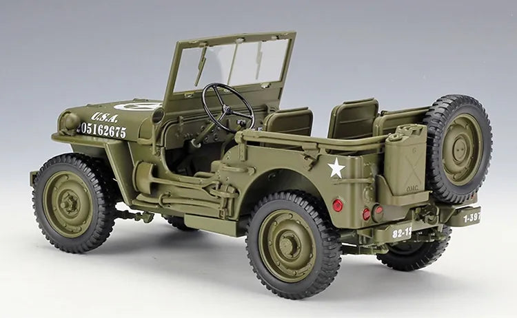 1:18 Jeep 1941 Willys MB Die Cast Model Car