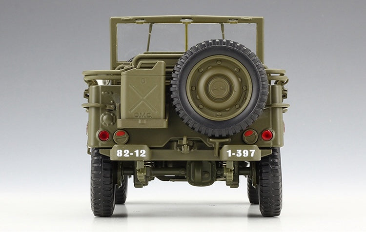 1:18 Jeep 1941 Willys MB Die Cast Model Car