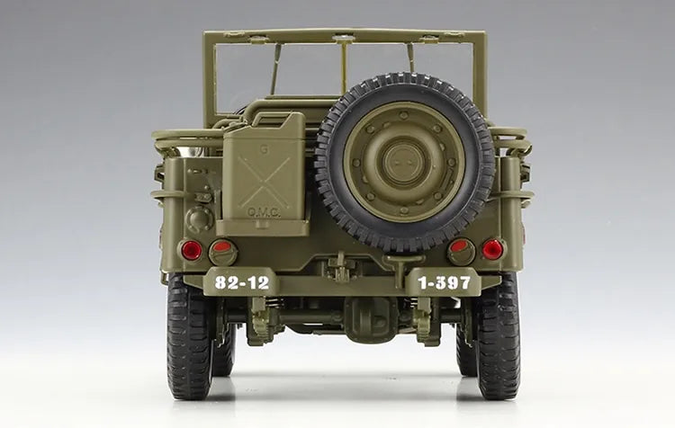 1:18 Jeep 1941 Willys MB Die Cast Model Car