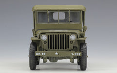 1:18 Jeep 1941 Willys MB Soft Top Die Cast Model Car