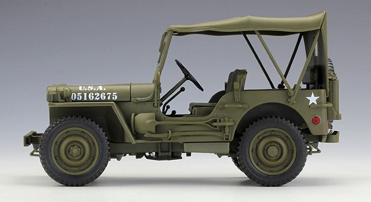 1:18 Jeep 1941 Willys MB Soft Top Die Cast Model Car