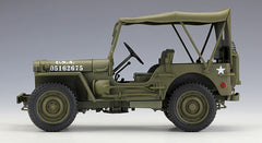 1:18 Jeep 1941 Willys MB Soft Top Die Cast Model Car